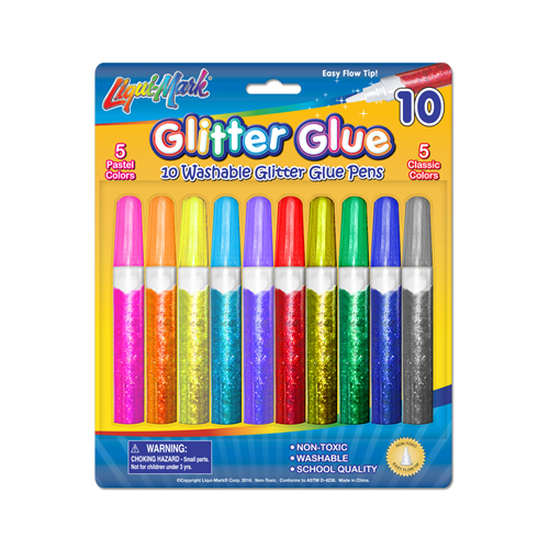 10 ct Washable Glitter Glue