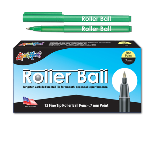 12 ct Roller Ball™, Fine Point Pen - Green