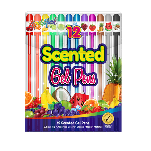 12 ct Scented Gel Pens