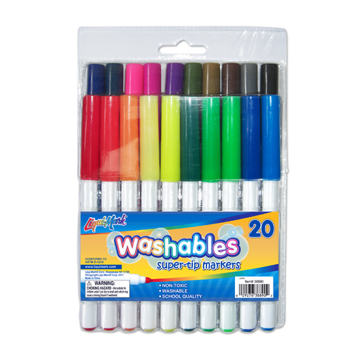 20 ct Super Tip Washable Markers - Assorted