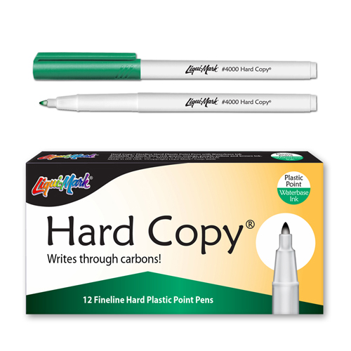 12 ct Hard Copy Markers - Green