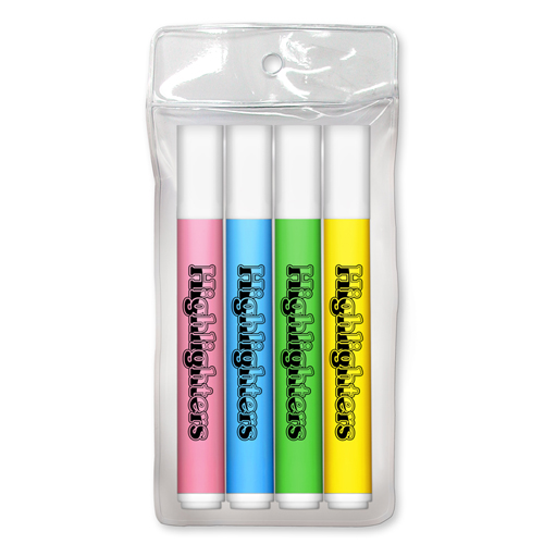 4 ct Broadline Highlighters - Assorted