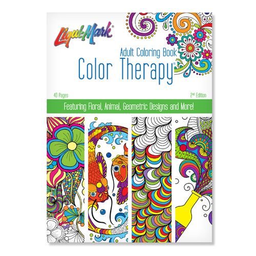 Color Therapy® 40 Page Adult Coloring Book 1st Edition