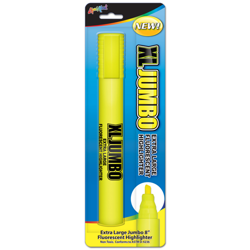 XL Jumbo Extra Large 8" Fluorescent Highlighter