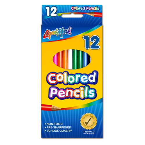 12 ct Colored Pencils - Assorted