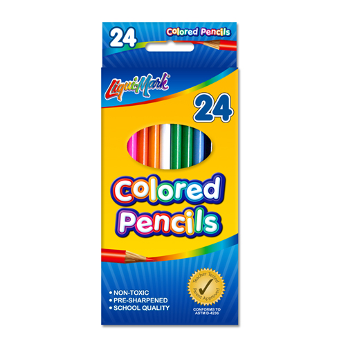 24 ct Colored Pencils - Assorted