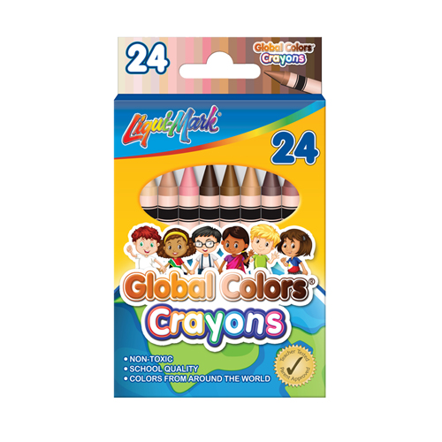24ct Global Colors Crayons