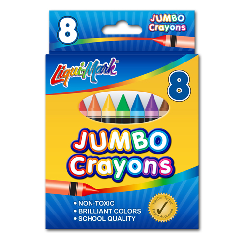 8 ct Jumbo Crayons