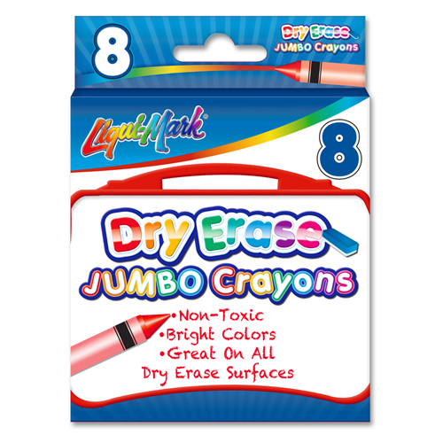 8 ct Jumbo Dry Erase Crayons