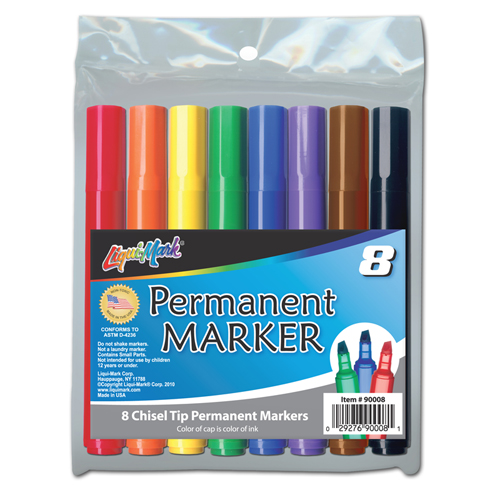 8 ct Broadline Permanent Markers - Assorted