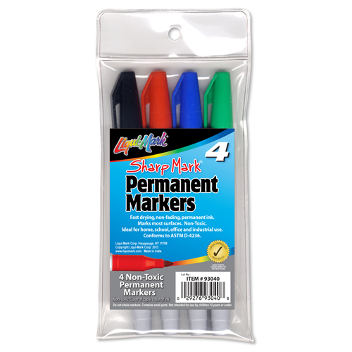 4 ct Sharp Mark®  Fineline Permanent Markers