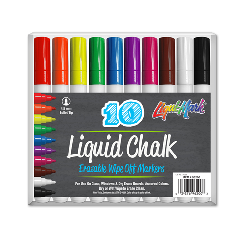 10 ct Liquid Chalk Markers
