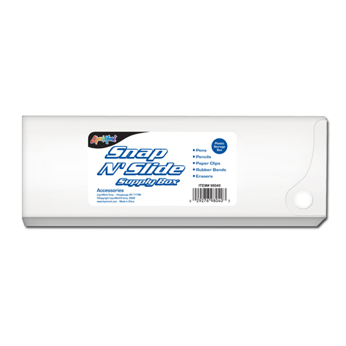 Snap N Slide Supply Box - White