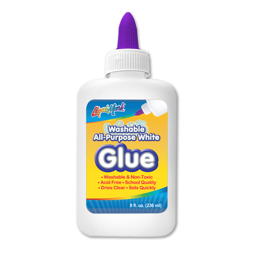8 Oz. Regular White Glue - Squeeze Bottle