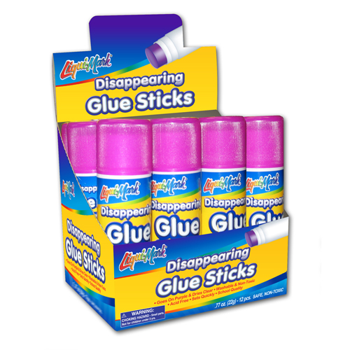 22 gr. PVP Disappearing-Washable Glue Stick - Display Unit