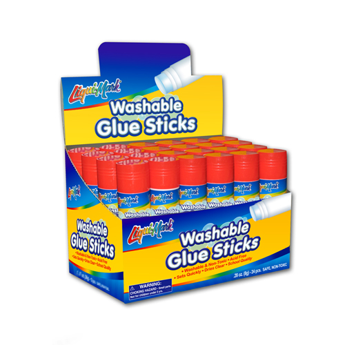 8 gr. PVA Washable Glue Stick - Display Unit